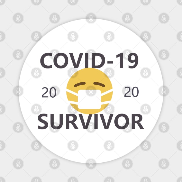 COVID-19 Survivor Gear Magnet by willpate